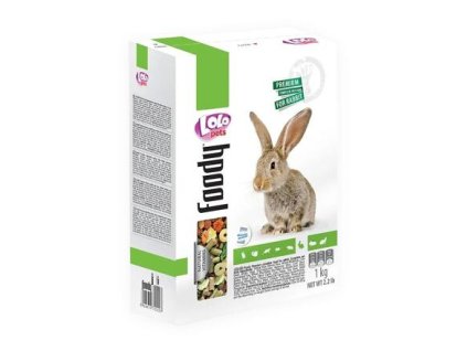 LOLO Foody kompletna karma dla królików opakowanie 1000 g