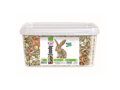 LOLO Foody kompletna karma dla królików 3 L, wiadro 2 kg