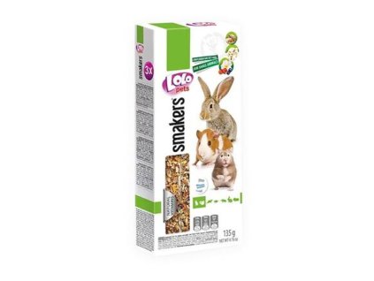 LOLO SMAKERS Tai 3 trong 1 MIX hương vị dành cho loài gặm nhấm 135 g
