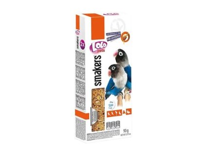 LOLO SMAKERS 2 Honigspitzen für Agapornis 90 g