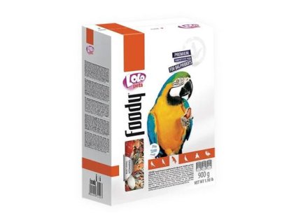 LOLO Foody Komplettfutter für große Papageien 900 g Dose