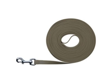 Easy Life trekking leash PVC 15.00 m/17 mm, taupe-grey - SALE