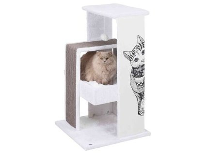 Trụ cào móng kèm đồ chơi MARIA thiết kế 101 cm