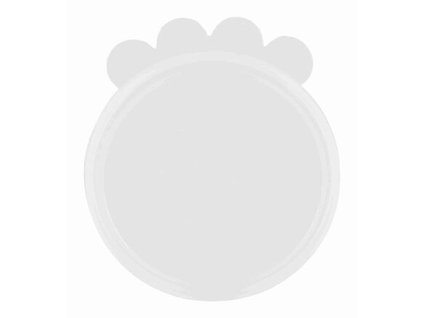 Víčko na konzervy, silikonové malé 7,6 cm/2 ks transparentní