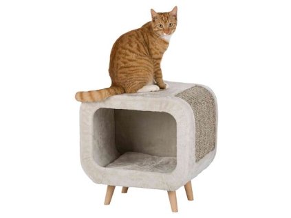 Plush cave ALICIA with wooden legs 48x48x38 cm