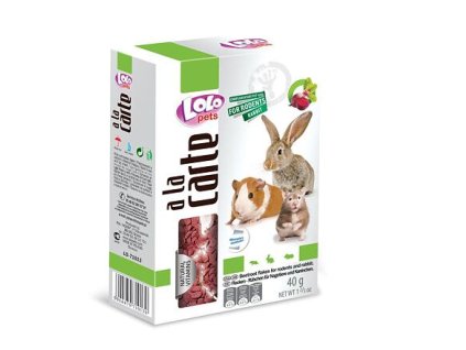 LOLO Diners beetroot slices for rodents 40 g