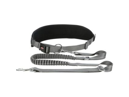 Waist belt with elastic guide 0.75-1.2/1.2-1.5 m graphite