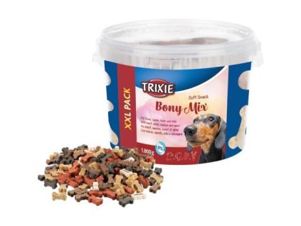 Soft Snack Bony MIX XXL- hovězí, jehněčí, kuře, zvěřina 1800 g