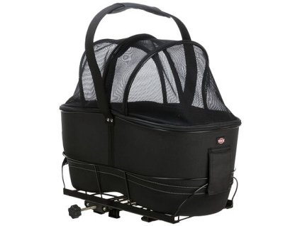 LONG bicycle carrier for a wide carrier 29 x 42 x 60 cm black (max. 8 kg)