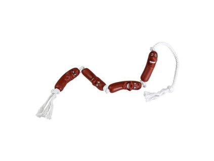 Kiełbaski winylowe na sznurku bawełnianym 78 cm HipHop