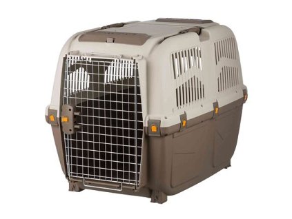 Transport crate SKUDO 6, ML, 63x70x92 cm, dark grey/sand (max. 40kg)