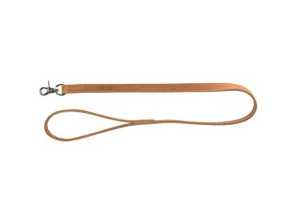 Rustikale Lederleine Heartbeat, ML: 1,00 m/20 mm, braun – Ausverkauf