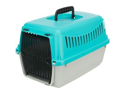 Hộp vận chuyển CAPRI XXS: 26 x 25 x 39cm, tối đa 4 kg - xanh ngọc/xám nhạt