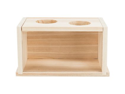 Sand bath, for mice/hamsters, wooden, 22 x 12 x 12 cm