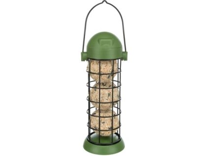 Hộp đựng 3 quả bóng mỡ, có mái che, ø 8 × 22 cm, màu xanh lá cây