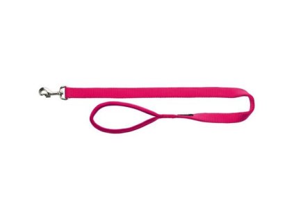 PREMIUM-Leine mit gepolstertem Griff 1 m/25 mm (L-XL) rosa – AUSVERKAUF