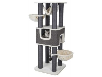 XXL scratching post HUMBERTO, 174 x 68 x 68, cream/grey