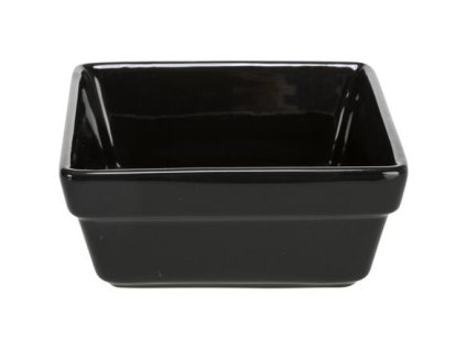 Náhradní keramická miska čtyřhranná k dřevěnému baru (Provedení 13 x 13 cm - ke kódu 24821)