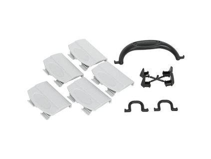 Handle, clamps, locks for # 3981-83/3985/3986, light gray