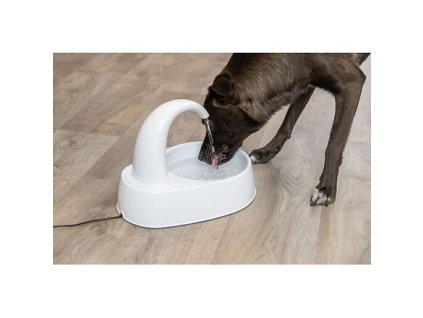 Water fountain with round faucet, 2.5 l/25 × 24.5 × 35 cm, plastic, white (RP CZK 2.90)