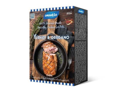 SMOOKIES Premium TURKEY – Truthahnkekse 100 % Lebensmittelqualität, 200 g