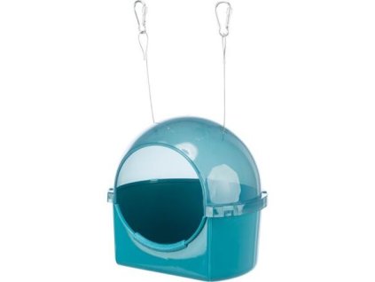 Round cage bathroom, hanging rope, 20 × 20 × 17.5 cm, plastic