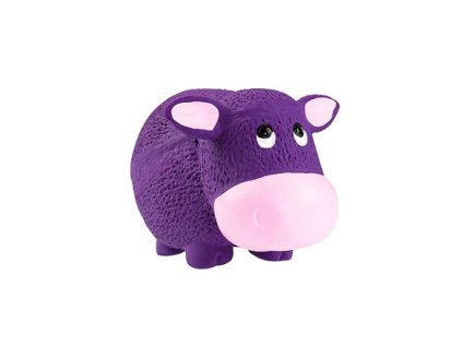Purple cow with sound 9 cm, latex, HipHop