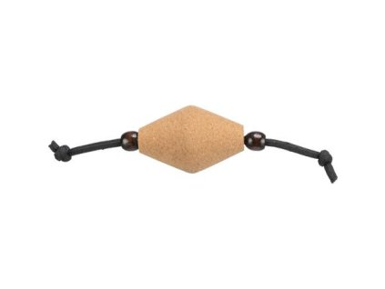 CityStyle RUGBY trên dây, đồ chơi cho mèo, 4x 17 cm, nút chai/gỗ