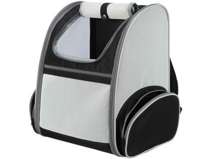 Transportrucksack CHLOE, 39 x 43 x 27 cm, max 8 kg, hellgrau/schwarz
