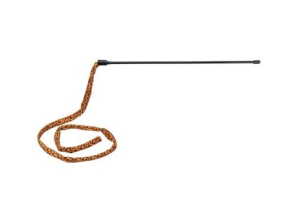 Play stick with plush cord, plastic/plush, 38 cm