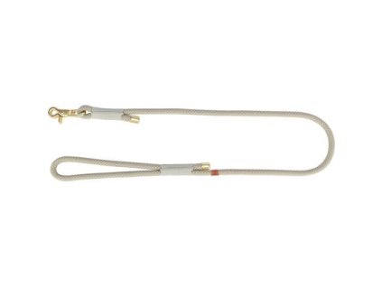 Soft Rope kulaté tkané vodítko, šedá/světlešedá (Provedení S-XL: 1,00 m/ 10 mm)