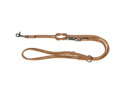 BE NORDIC extension leather round leash, XS-L: 2.00 m/ ø 8mm, brown