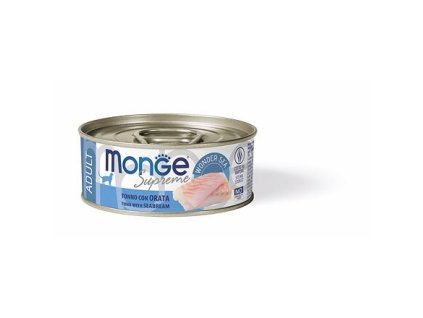 MONGE SUPREME ADULT tuniak a pražma pre mačky 80 g