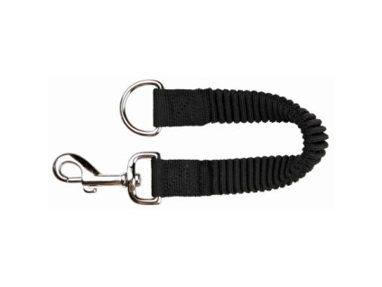 Tlumič tahu, nylonové vodítko s gumou, černé (Provedení L-XL: 35 cm/25 mm)