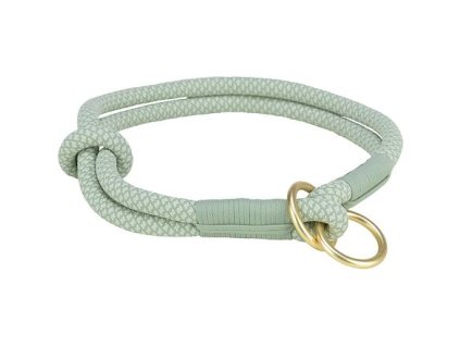Soft Rope kulatý polostahovací obojek, šalvěj/máta (Provedení L-XL: 55 cm/ 10 mm)