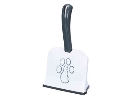 Plastic dung scoop with stand for storage L