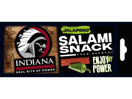 INDIANA Salami Snack Jalapeno 18g 241120231001288937