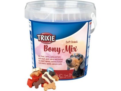 Snack mềm Boney MIX - thịt bò, thịt cừu, cá hồi, thịt gà 500 g