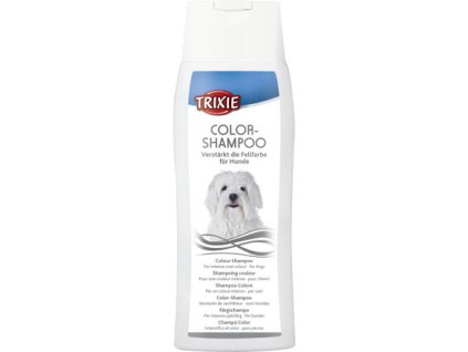 Szampon TRIXIE Color - biały 250 ml - dla psów jasnych i siwych
