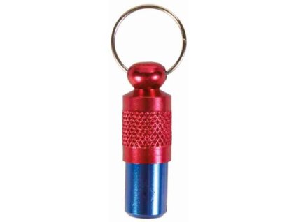 Metal directory for dogs, red-blue