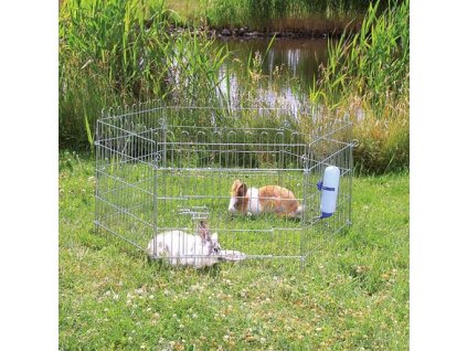 Galvanized rodent enclosure 6 parts á 63x58cm