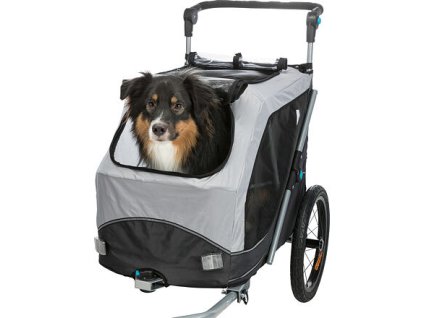 Wheeled trolley with quick folding function M 63 x 95 x 90/132 cm, load capacity max. 22 kg, gray