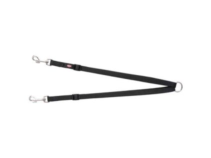 Nylonová rozdvojka PREMIUM, černá (Provedení XS-M: 40-70 cm/ 15 mm)