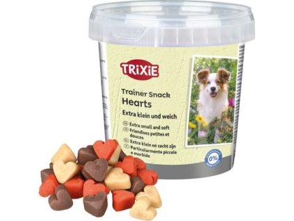 Snack huấn luyện viên Mini Hearts 200 g - thịt gà, thịt cừu và cá hồi
