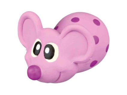 Latexová myška různé barvy, plněná 8 cm