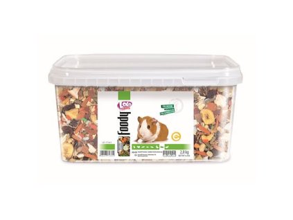 LOLO Foody complete feed for guinea pigs 3 L, 2 kg bucket