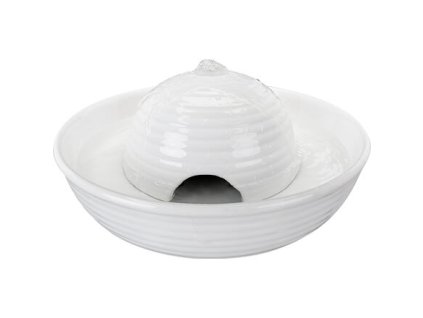 Drinking fountain VITAL FLOW MINI, ceramic 0.8 l white (RP 2.90 CZK)