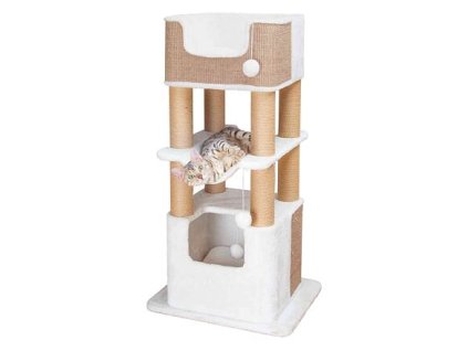 Scratching post LUCANO XXL 110 cm white/beige