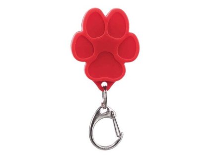 Flasher USB blikačka pre psov 3,5 x 4,3 cm tvar labka (RP 0,30 €)