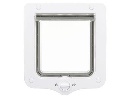 Pass-through door for a cat, 2-way, 20x22cm, white